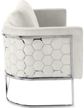 Load image into Gallery viewer, Casa Cream Velvet Sofa