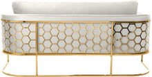Load image into Gallery viewer, Casa Cream Velvet Sofa