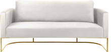 Load image into Gallery viewer, Casa Cream Velvet Sofa