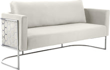 Load image into Gallery viewer, Casa Cream Velvet Sofa