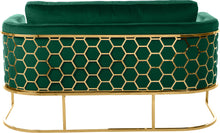 Load image into Gallery viewer, Casa Green Velvet Loveseat
