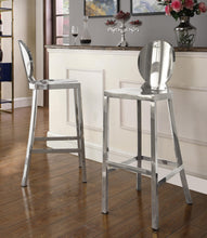 Load image into Gallery viewer, Maddox Chrome Stool