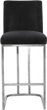 Load image into Gallery viewer, Heidi Black Velvet Stool