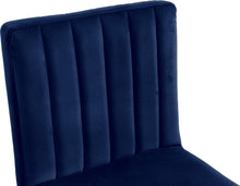 Load image into Gallery viewer, Joel Navy Velvet Adjustable Stool