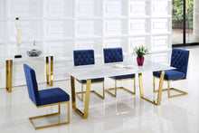 Load image into Gallery viewer, Cameron Navy Velvet Dining Chair