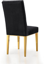 Load image into Gallery viewer, Capri Black Velvet Dining Chair