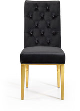 Load image into Gallery viewer, Capri Black Velvet Dining Chair