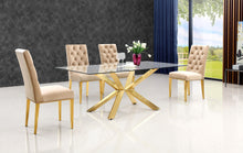 Load image into Gallery viewer, Capri Beige Velvet Dining Chair