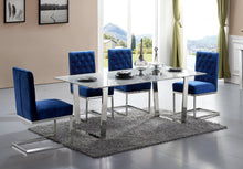Load image into Gallery viewer, Carlton Navy Velvet Dining Chair