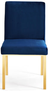 Opal Navy Velvet Dining Chair