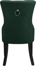 Load image into Gallery viewer, Nikki Green Velvet Dining Chair