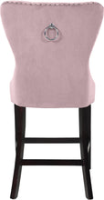 Load image into Gallery viewer, Nikki Pink Velvet Stool