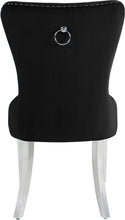 Load image into Gallery viewer, Carmen Black Velvet Dining Chair