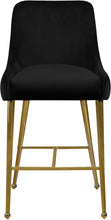 Load image into Gallery viewer, Owen Black Velvet Stool