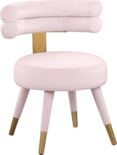 Load image into Gallery viewer, Fitzroy Pink Velvet Dining Chair