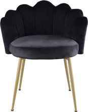 Load image into Gallery viewer, Claire Black Velvet Dining Chair