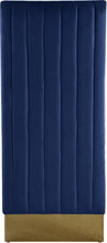 Load image into Gallery viewer, Porsha Navy Velvet Dining Chair