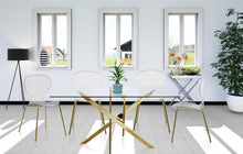Load image into Gallery viewer, Clarion Gold Dining Chair