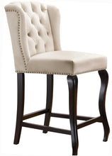 Load image into Gallery viewer, Suri Cream Velvet Stool