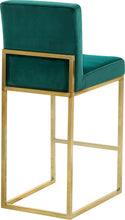 Load image into Gallery viewer, Giselle Green Velvet Stool