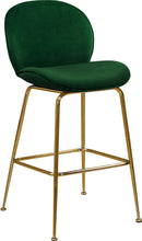 Load image into Gallery viewer, Paris Green Velvet Stool