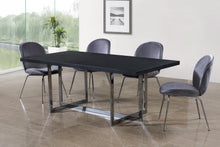 Load image into Gallery viewer, Paris Grey Velvet Dining Chair