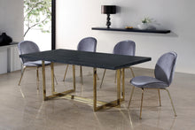 Load image into Gallery viewer, Paris Grey Velvet Dining Chair