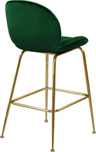 Load image into Gallery viewer, Paris Green Velvet Stool