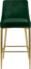 Load image into Gallery viewer, Karina Green Velvet Stool