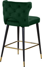Load image into Gallery viewer, Kelly Green Velvet Stool
