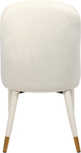 Load image into Gallery viewer, Belle Cream Velvet Dining Chair