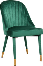 Load image into Gallery viewer, Belle Green Velvet Dining Chair