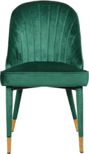 Load image into Gallery viewer, Belle Green Velvet Dining Chair