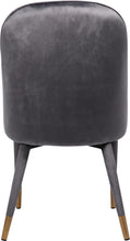 Load image into Gallery viewer, Belle Grey Velvet Dining Chair
