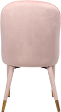 Load image into Gallery viewer, Belle Pink Velvet Dining Chair
