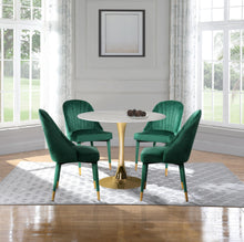 Load image into Gallery viewer, Belle Green Velvet Dining Chair