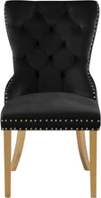 Load image into Gallery viewer, Carmen Black Velvet Dining Chairs (2)