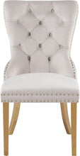 Load image into Gallery viewer, Carmen Cream Velvet Dining Chairs (2)