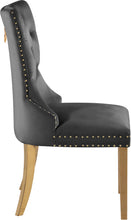 Load image into Gallery viewer, Carmen Grey Velvet Dining Chairs (2)