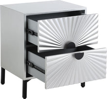 Load image into Gallery viewer, Glitz Antique Silver Side Table