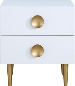Zayne White Night Stand