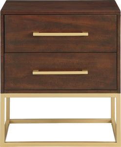 Maxine Cherry / Gold Night Stand