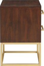 Load image into Gallery viewer, Maxine Cherry / Gold Night Stand