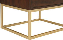 Load image into Gallery viewer, Maxine Cherry / Gold Night Stand