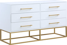 Load image into Gallery viewer, Maxine White / Gold Dresser image