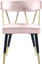 Load image into Gallery viewer, Rheingold Pink Velvet Dining Chair