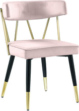 Load image into Gallery viewer, Rheingold Pink Velvet Dining Chair