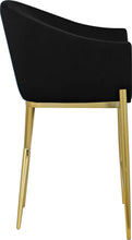 Load image into Gallery viewer, Xavier Black Velvet Counter Stool