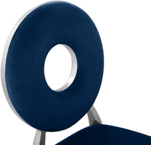 Load image into Gallery viewer, Carousel Navy Velvet Dining Chair