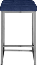 Load image into Gallery viewer, Nicola Navy Velvet Stool